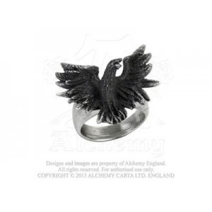 Flocking Raven Ring  by Alchemy Gothic, UK