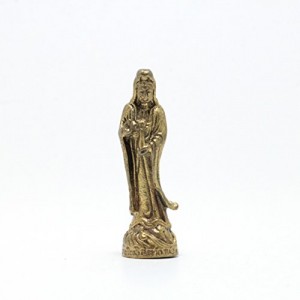 Thai Buddha amulet statue Quan Kwan-yin goddess of compassion.