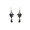 Charm.L Grace Flower Lace Gothic Lolita Pendant Choker Necklace Earrings Set Wedding Halloween Accessories