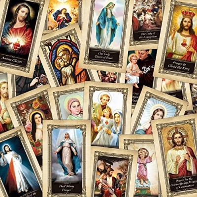 75 Catholic Holy Card Assortment - Classic Series
