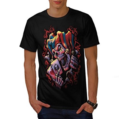 Wicked Jester Clown Men XL T-shirt | Wellcoda