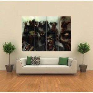 VECTOR GOTHIC ZOMBIE HORROR MONSTERS GIANT WALL ART PRINT PICTURE POSTER G1212