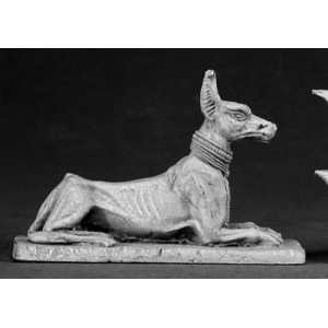 Reaper Miniatures Egyptian Jackal Statue #03008 Dark Heaven Unpainted Metal