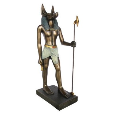 8.75 Inch Egyptian Anubis Sculpture Figurine Ancient Egypt God Statue Pagan